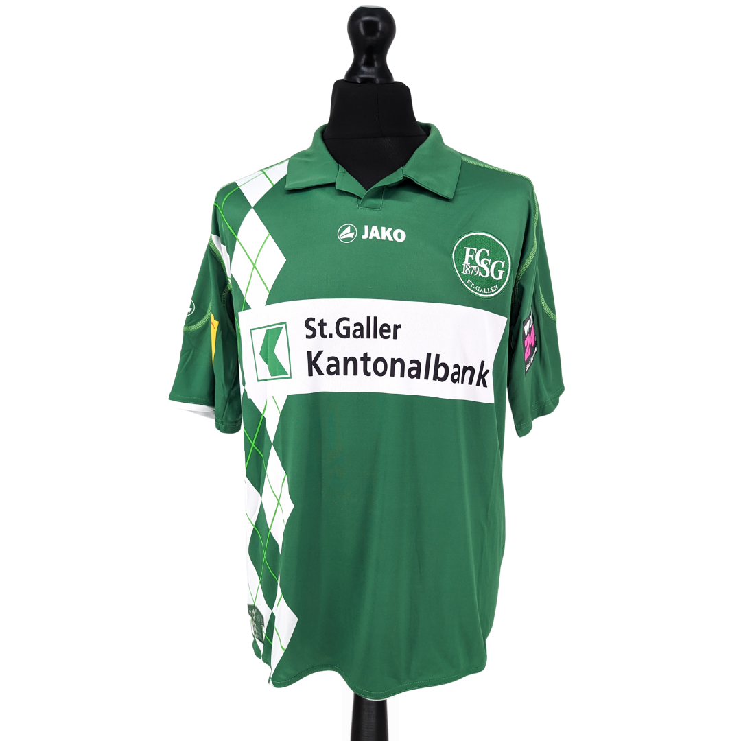 Saint Gallen signed home football shirt 2010/12