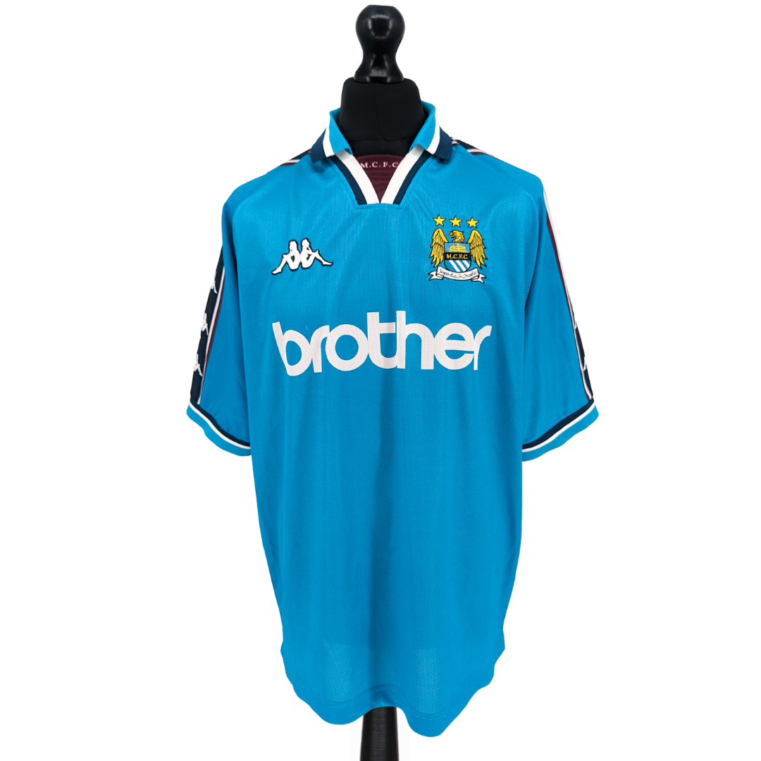 Manchester City home football shirt 1997/99