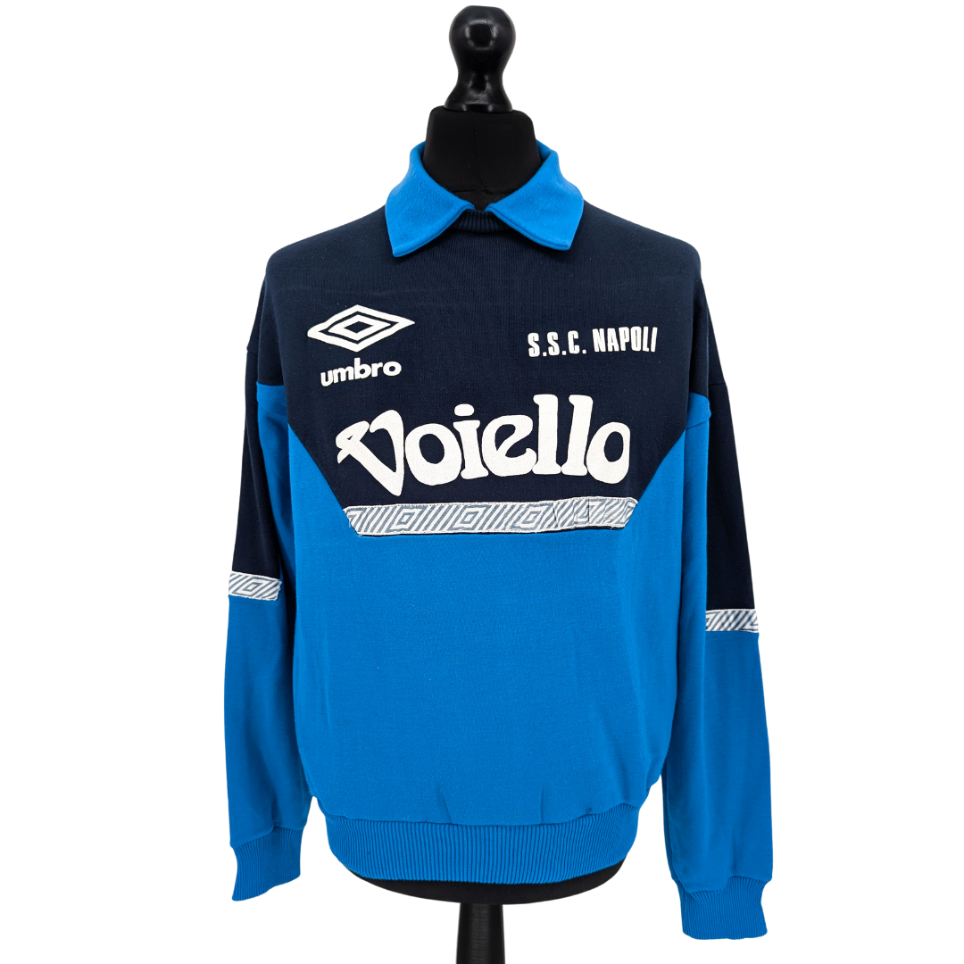 Napoli training football sweatshirt 1991/93