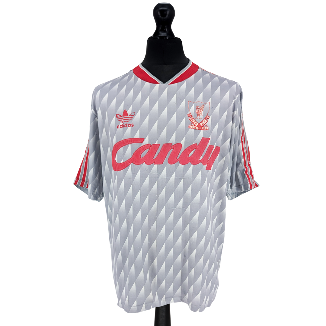 Liverpool away football shirt 1989/91