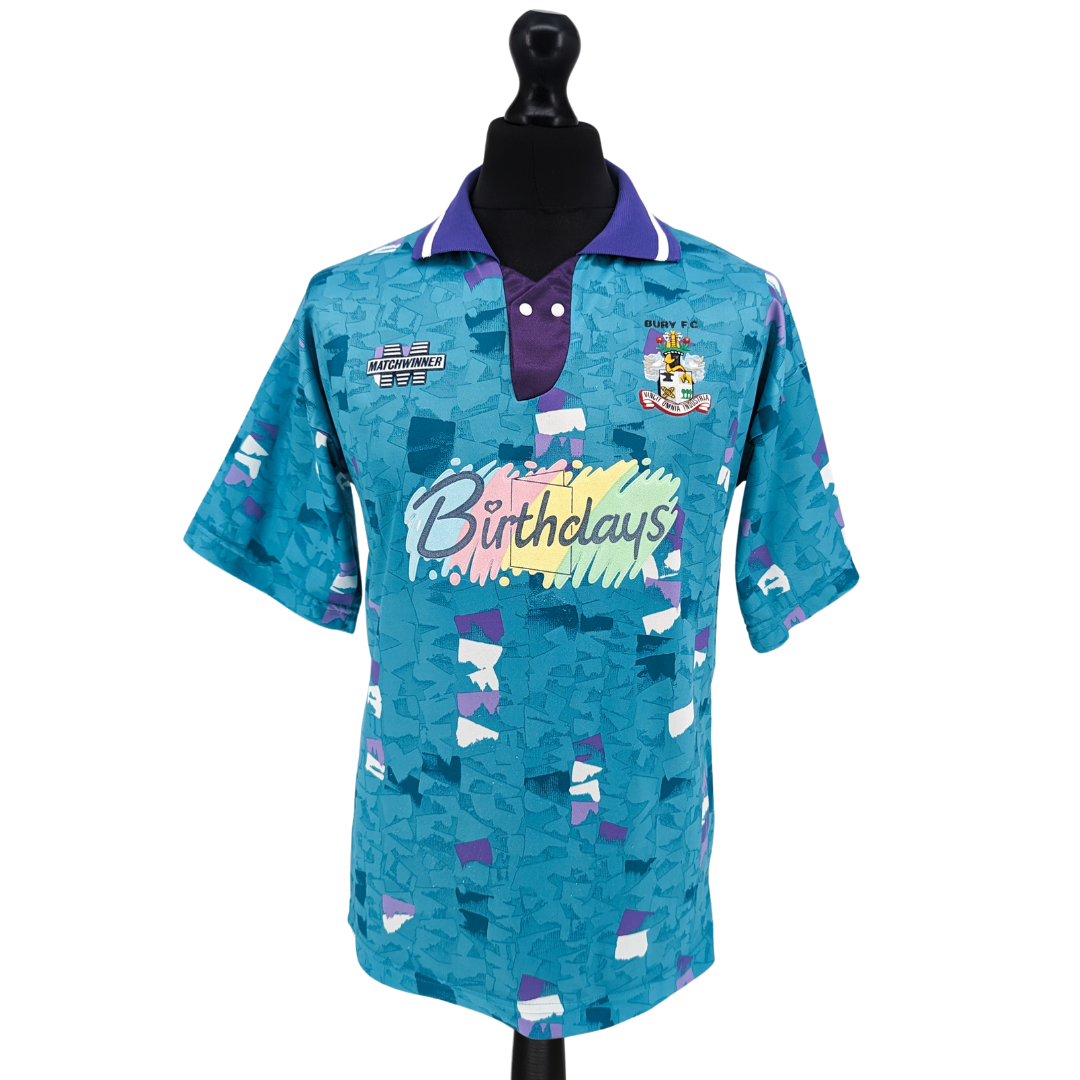 Bury away football shirt 1993/94