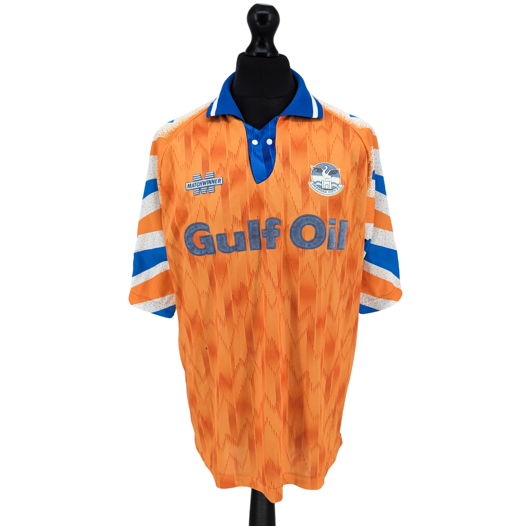 Swansea City away football shirt 1993/95