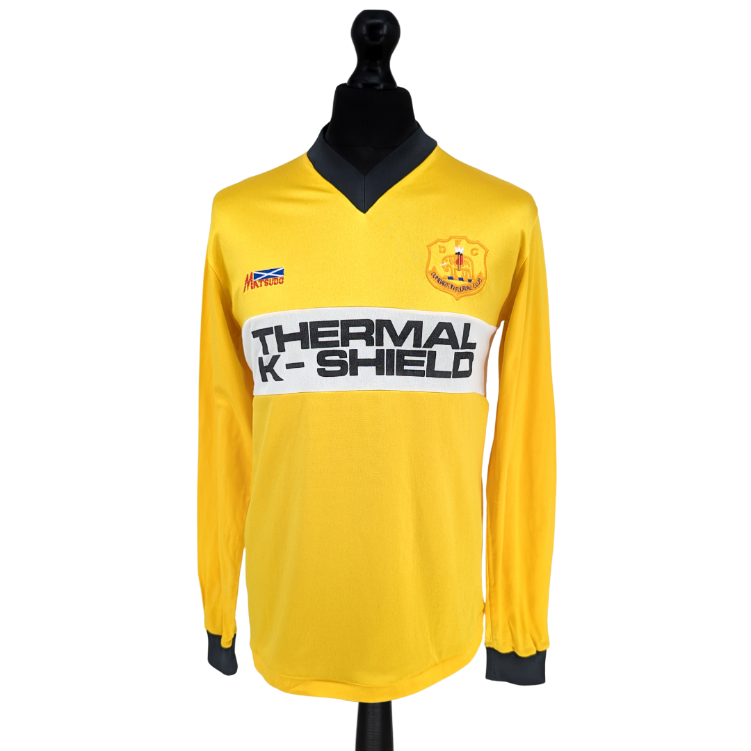 Dumbarton FC home football shirt 1986/87