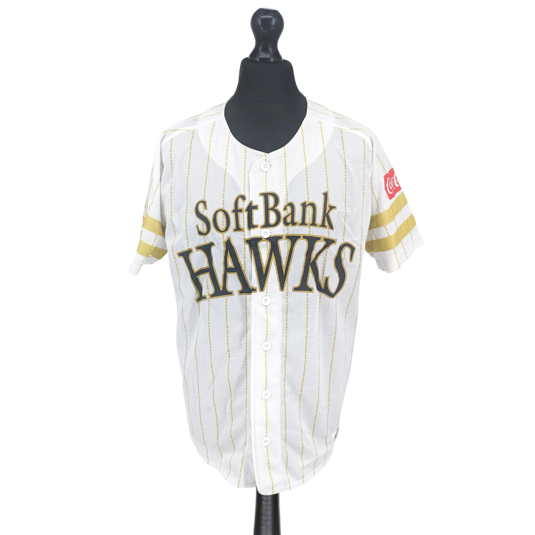 Fukuoka SoftBank Hawks home baseball shirt 2018