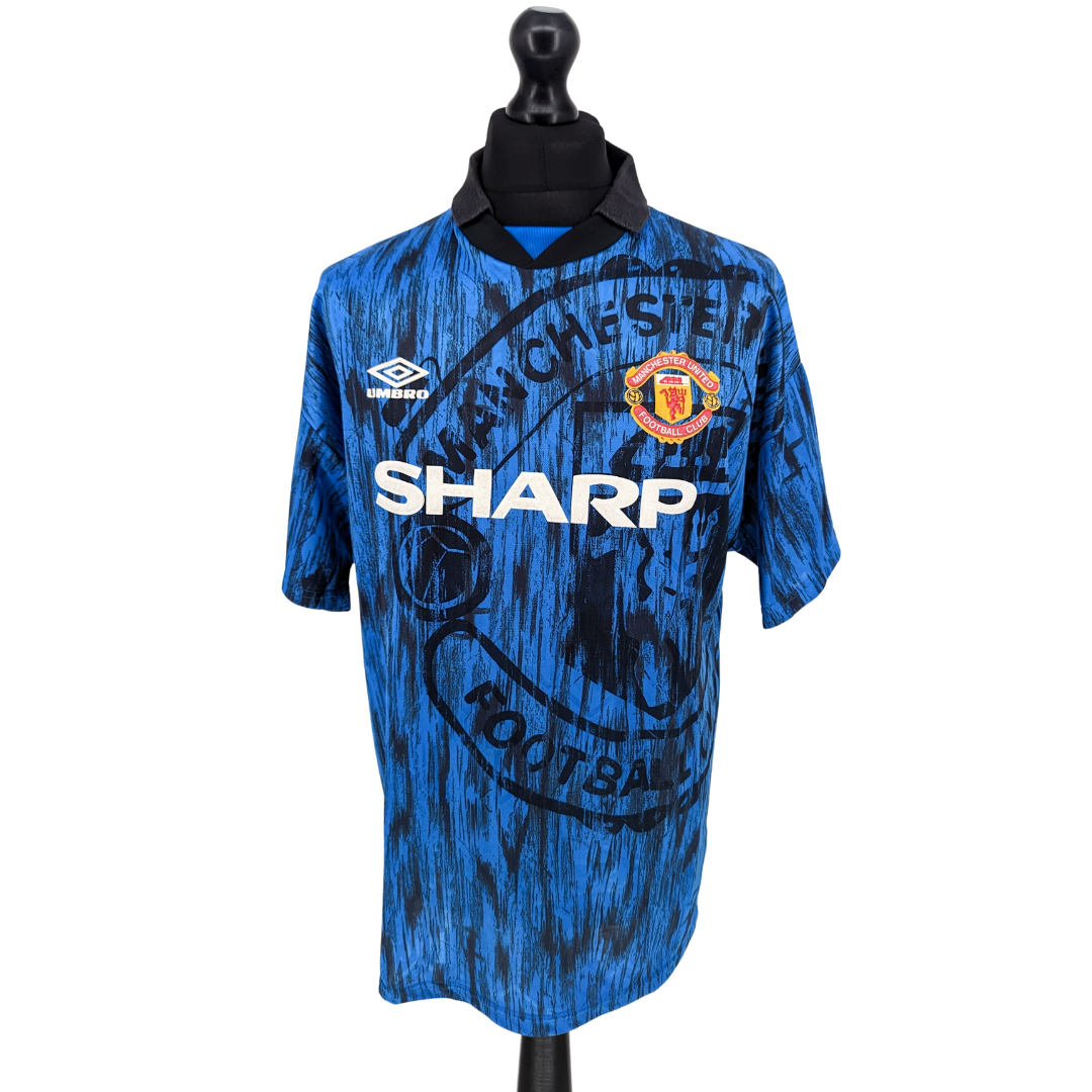 Manchester United away football shirt 1992/93