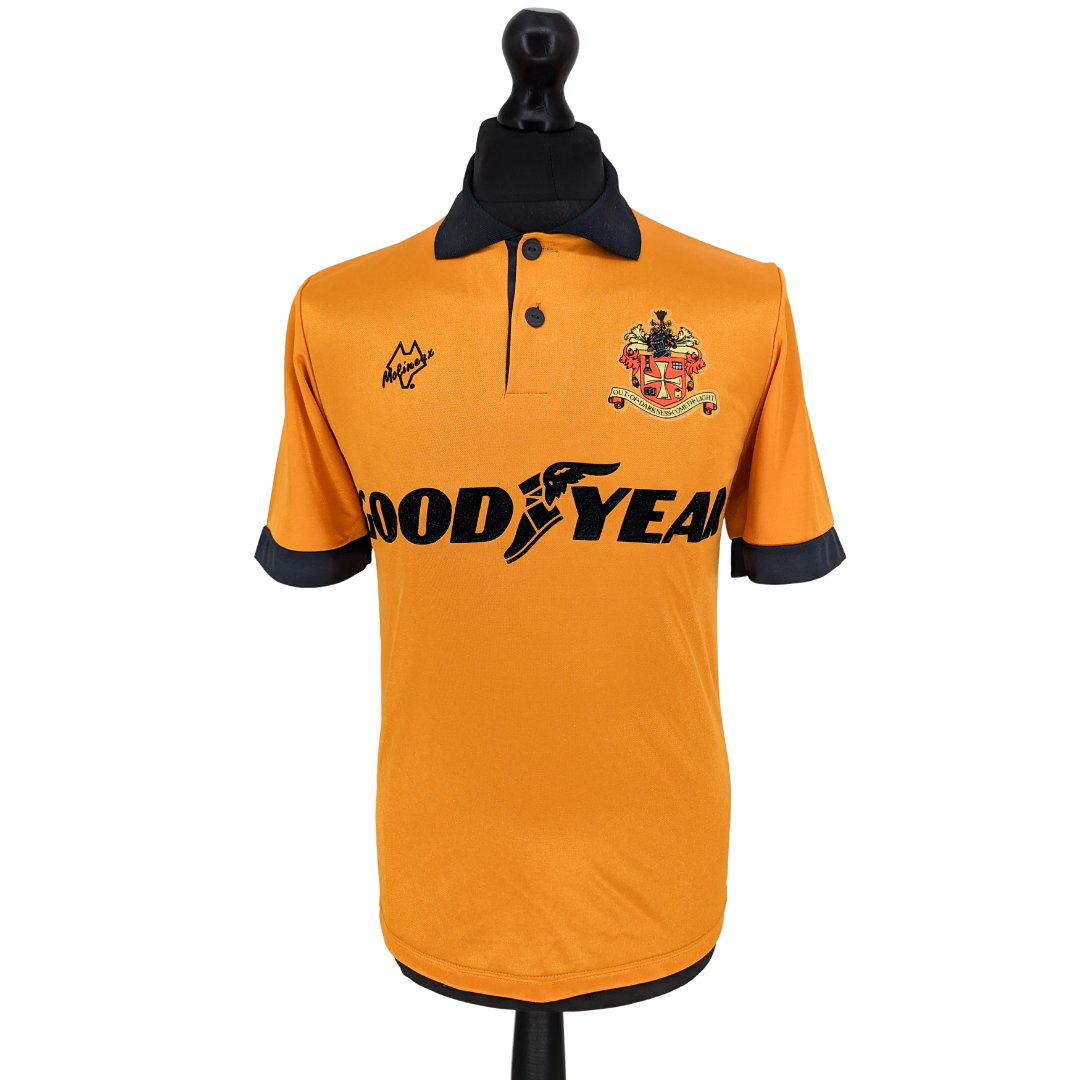 Wolverhampton Wanderers home football shirt 1993/94
