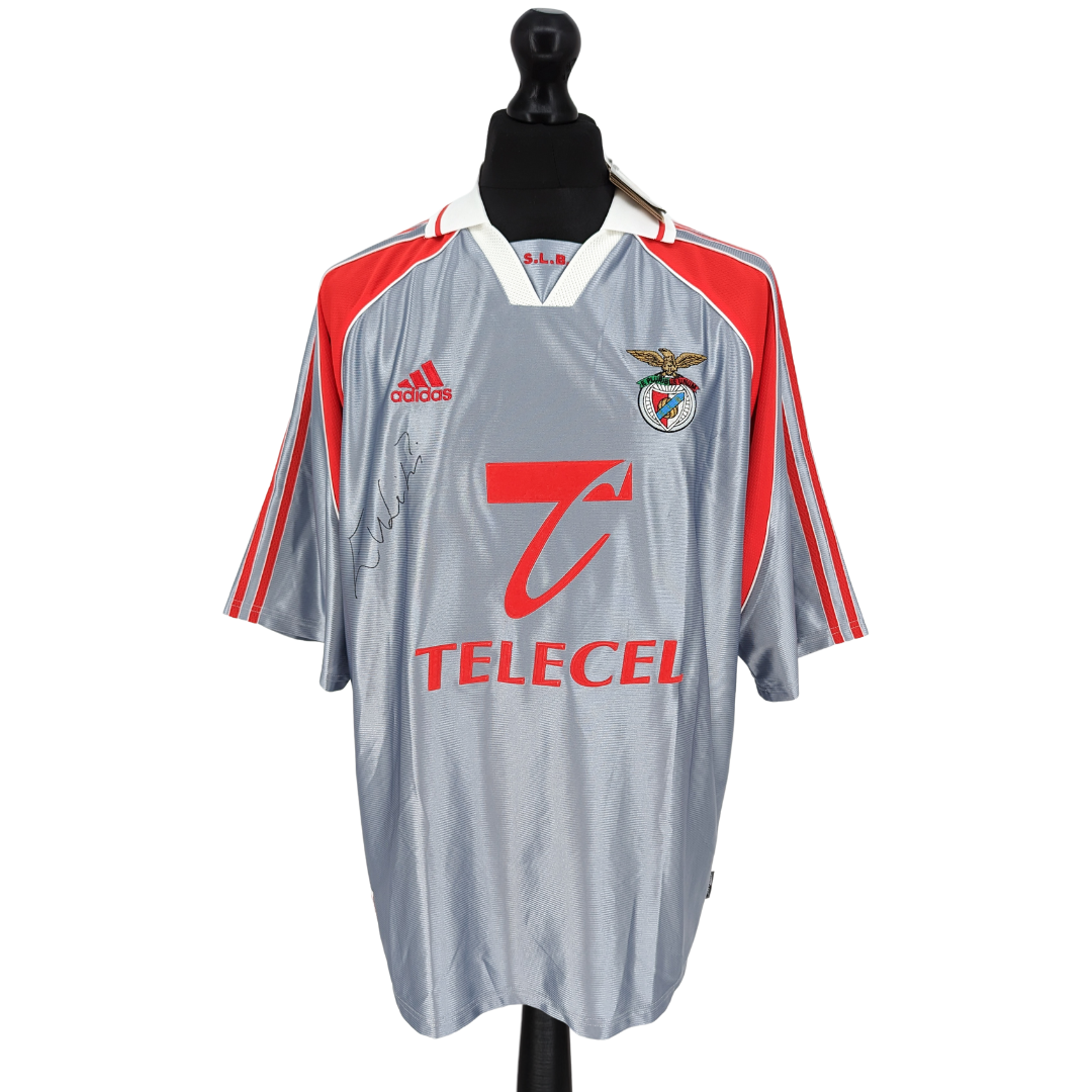Benfica signed away football shirt 1999/00