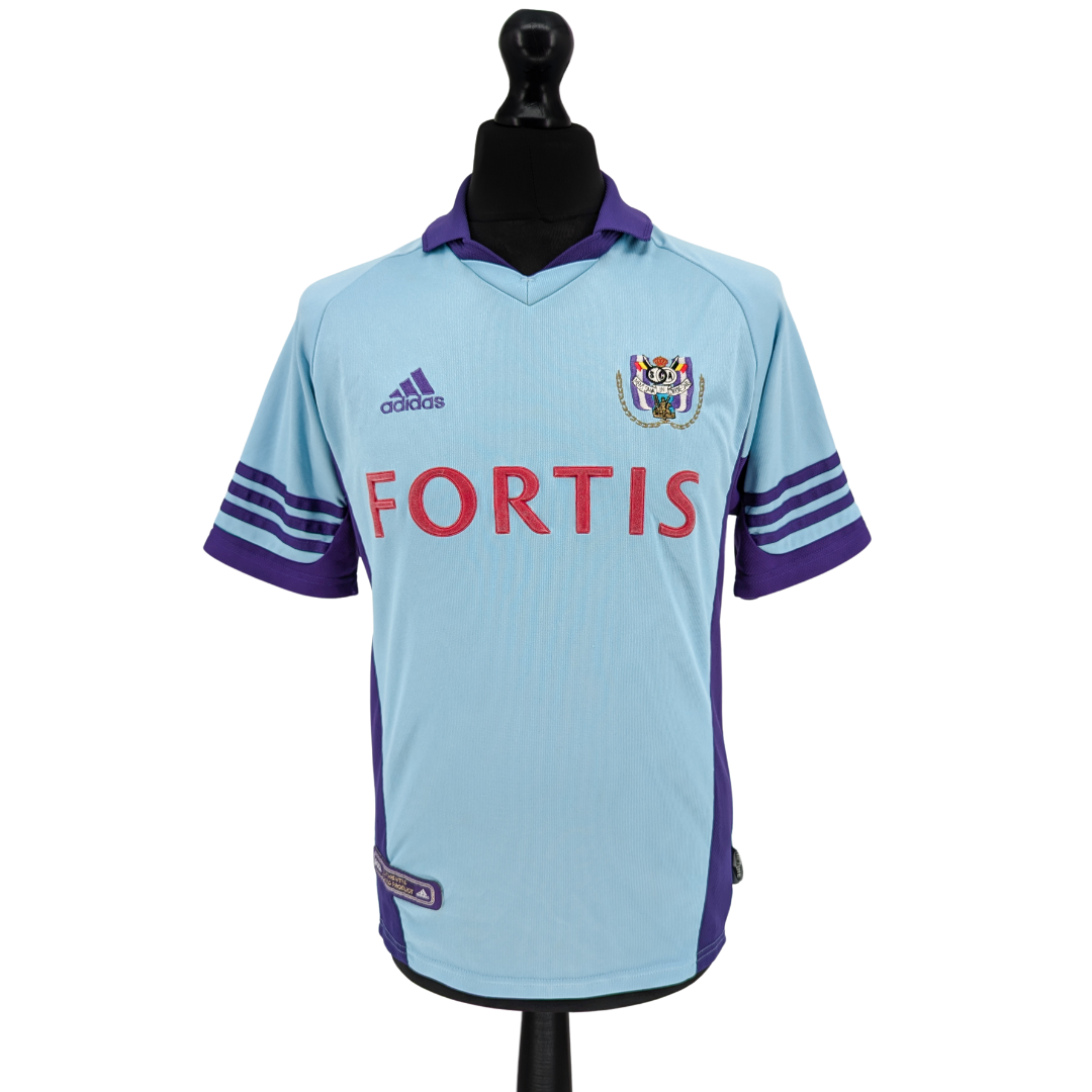 Anderlecht cup away football shirt 2001/02