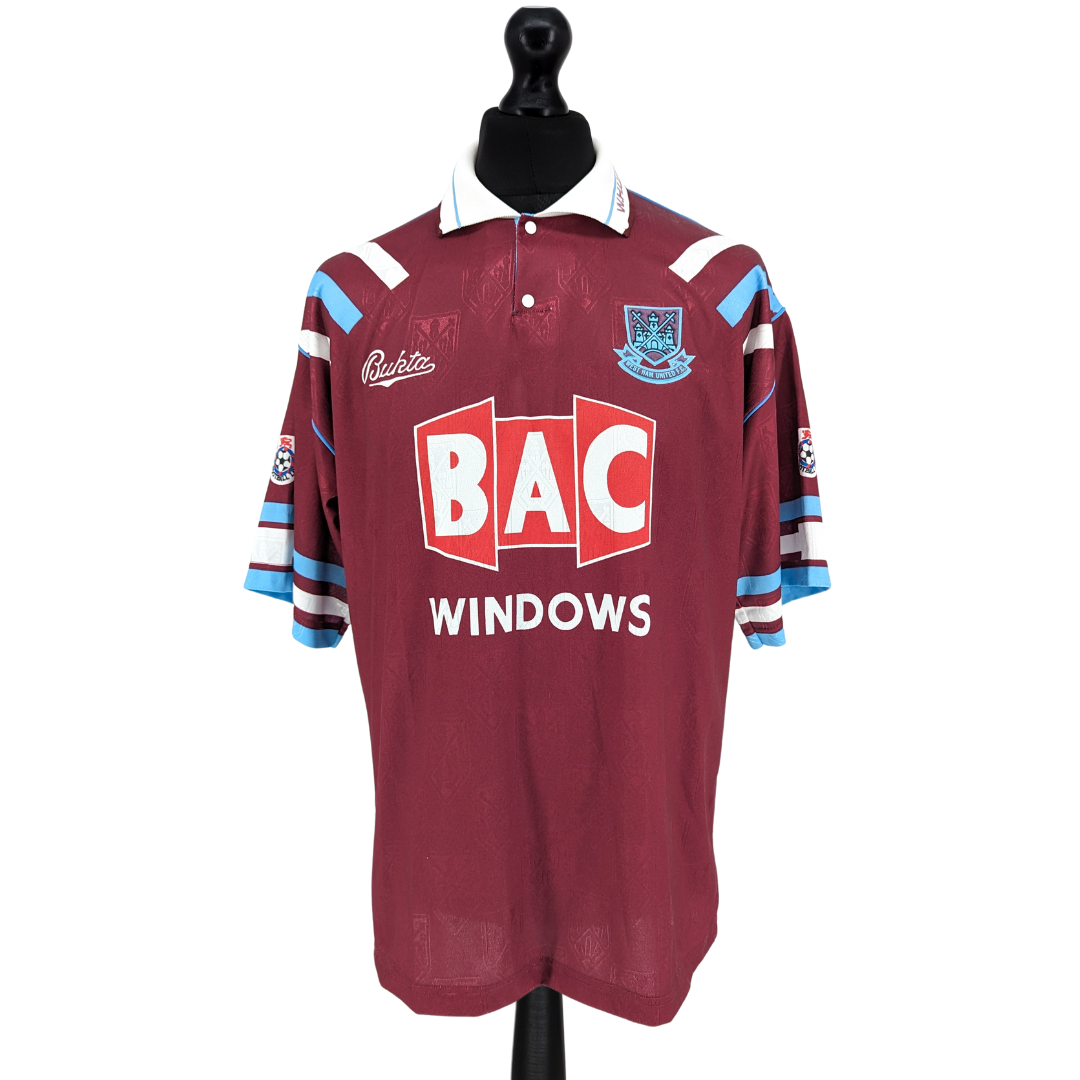 West Ham United home football shirt 1991/92