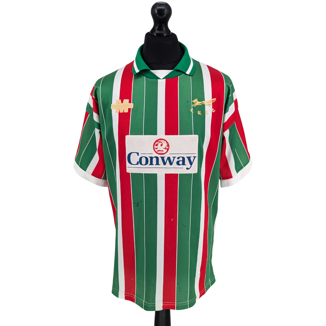 Carlisle United away football shirt 1993/95