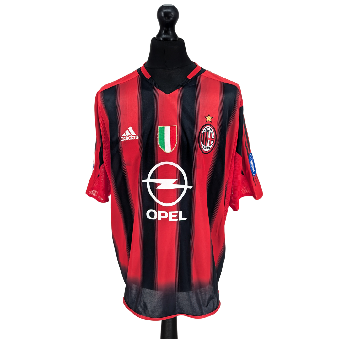 AC Milan signed home football shirt 2004/05