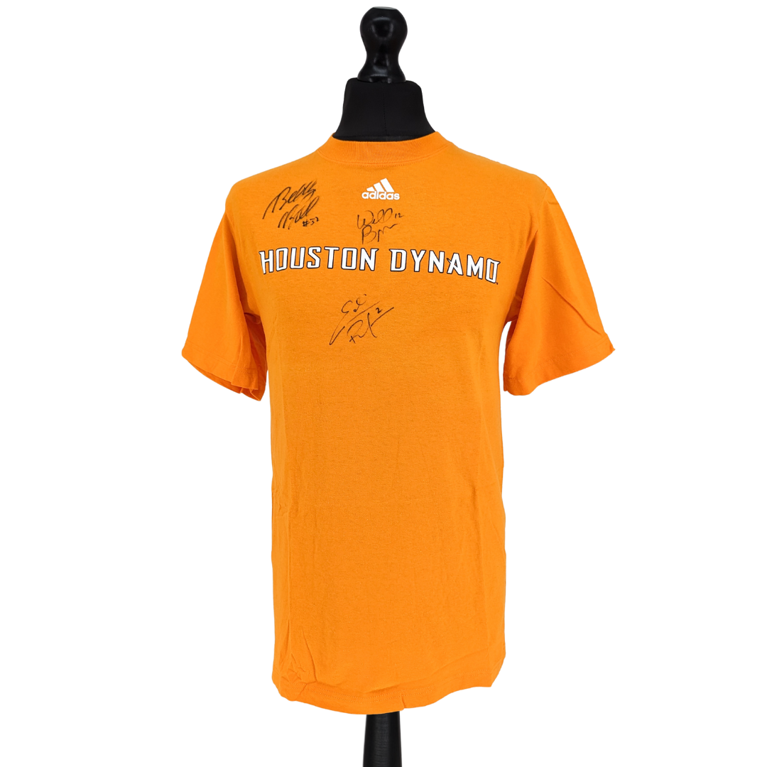 Houston Dynamo signed football t-shirt 2012/13