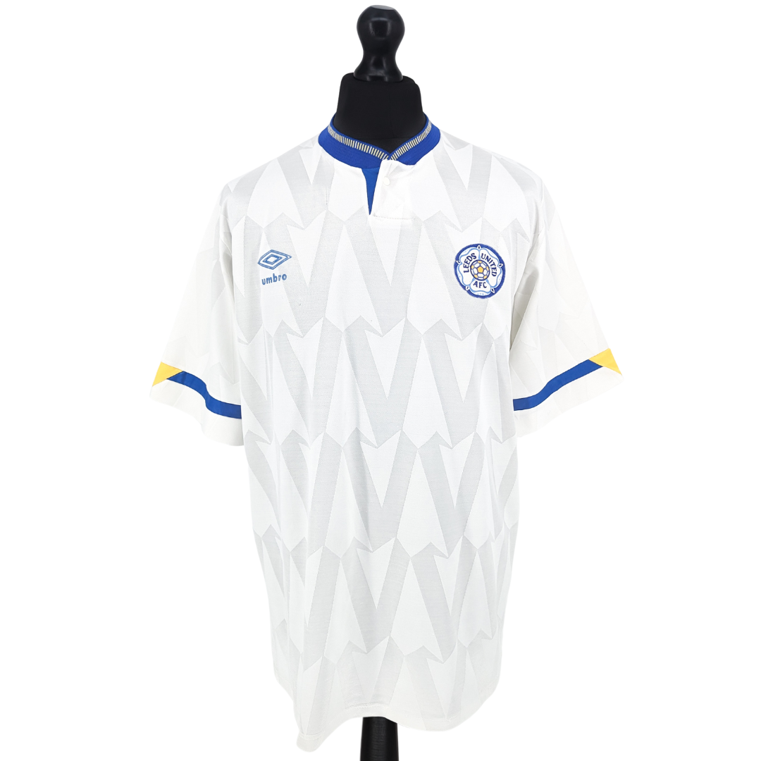 Leeds United home football shirt 1990/92