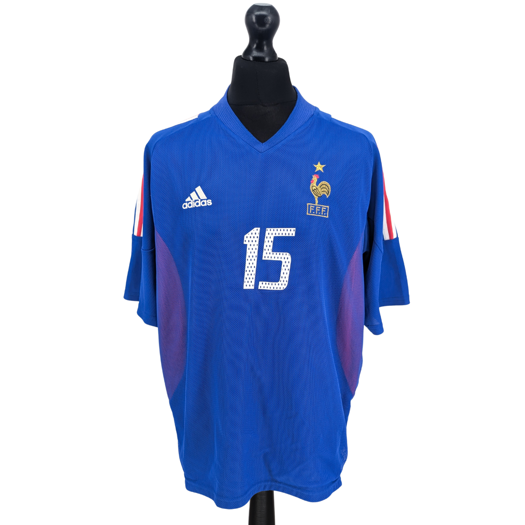 France home football shirt 2002/04