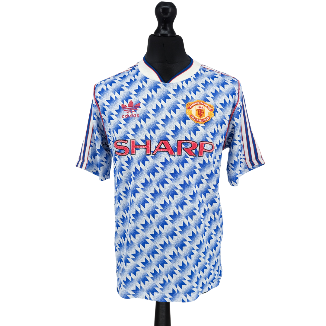 Manchester United away football shirt 1990/92