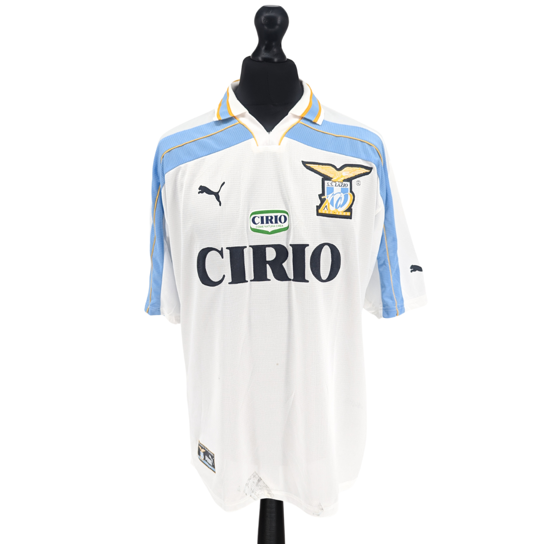 Lazio centenary home football shirt 1999/00