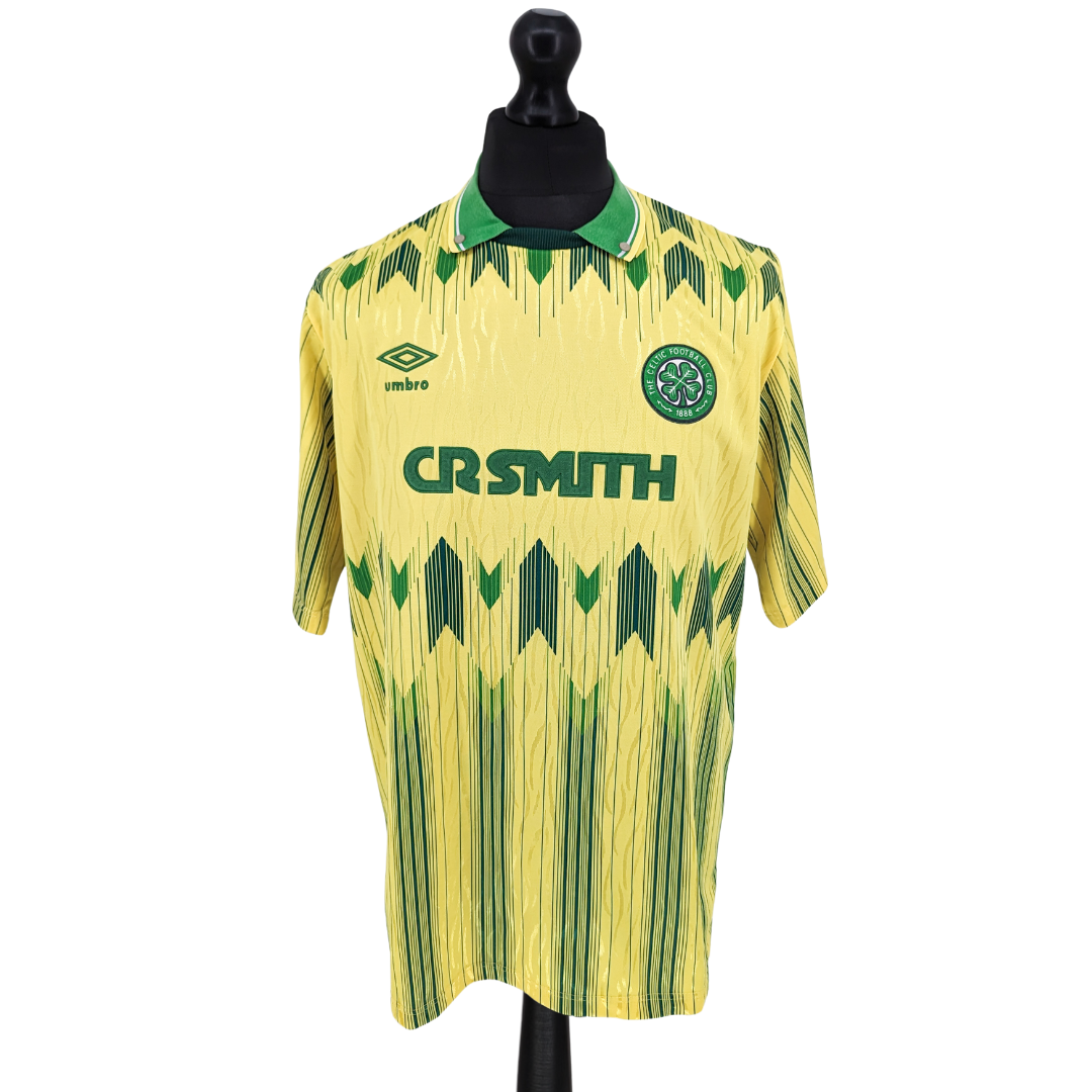 Celtic away football shirt 1989/91