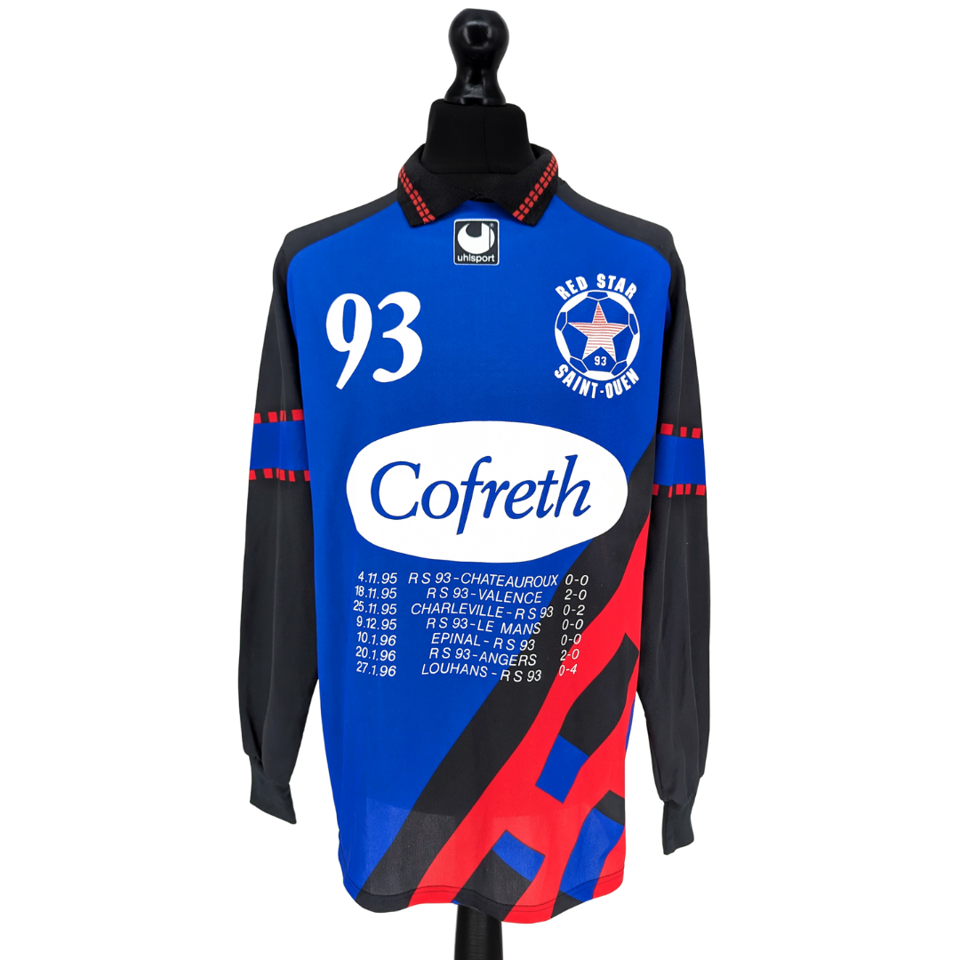 Red Star FC goalkeeper football shirt 1995/96