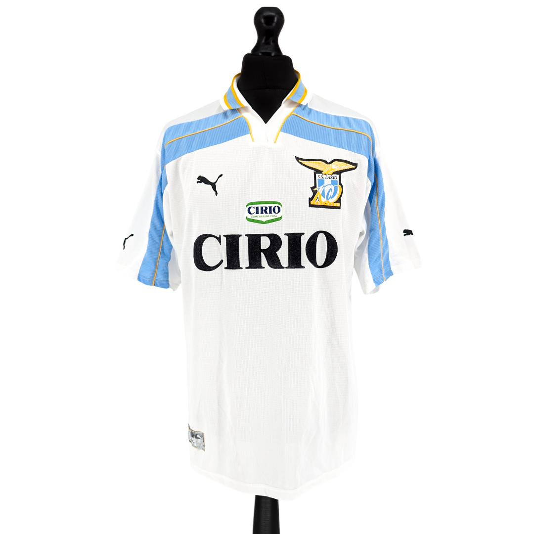 Lazio centenary home football shirt 1999/00