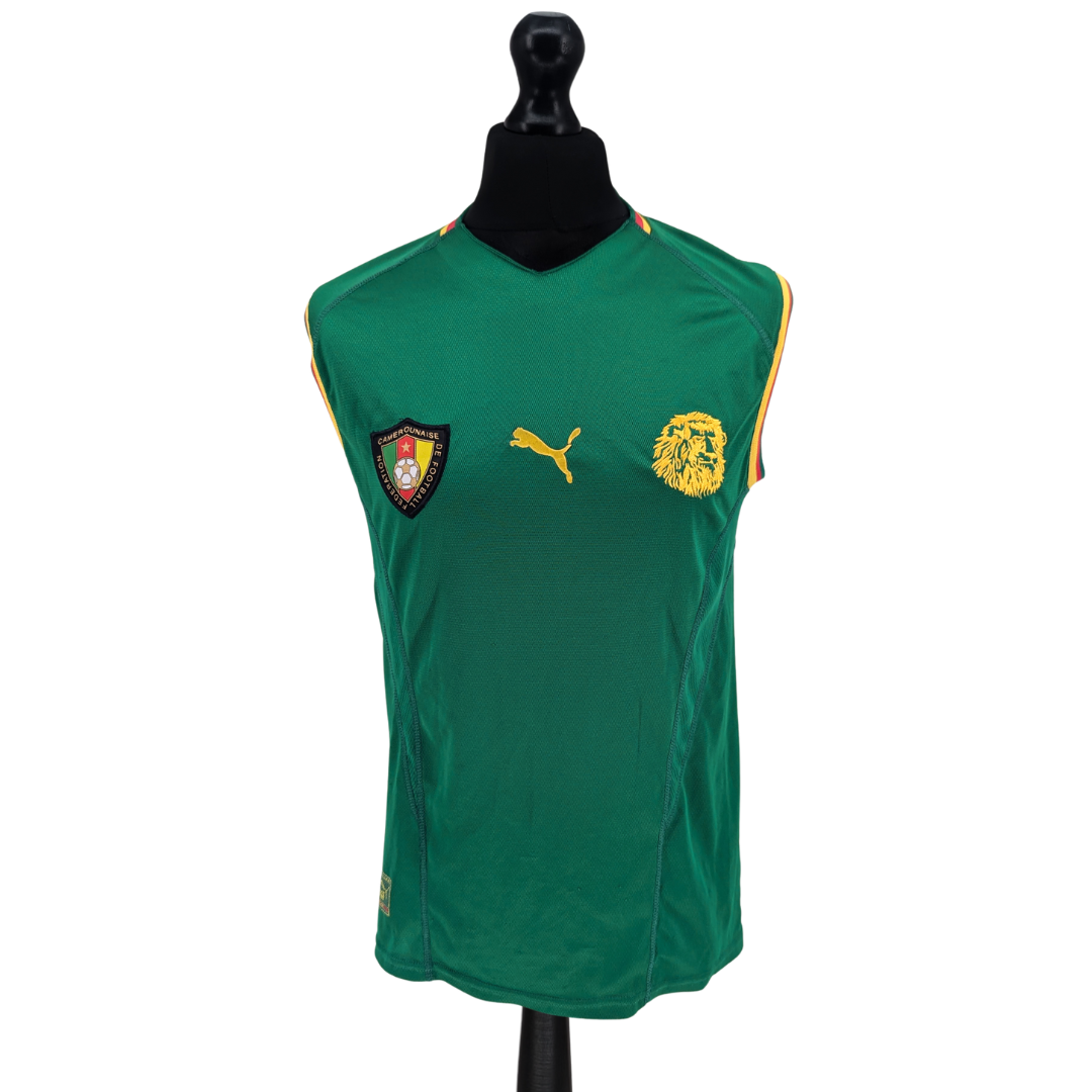 Cameroon home football shirt 2002