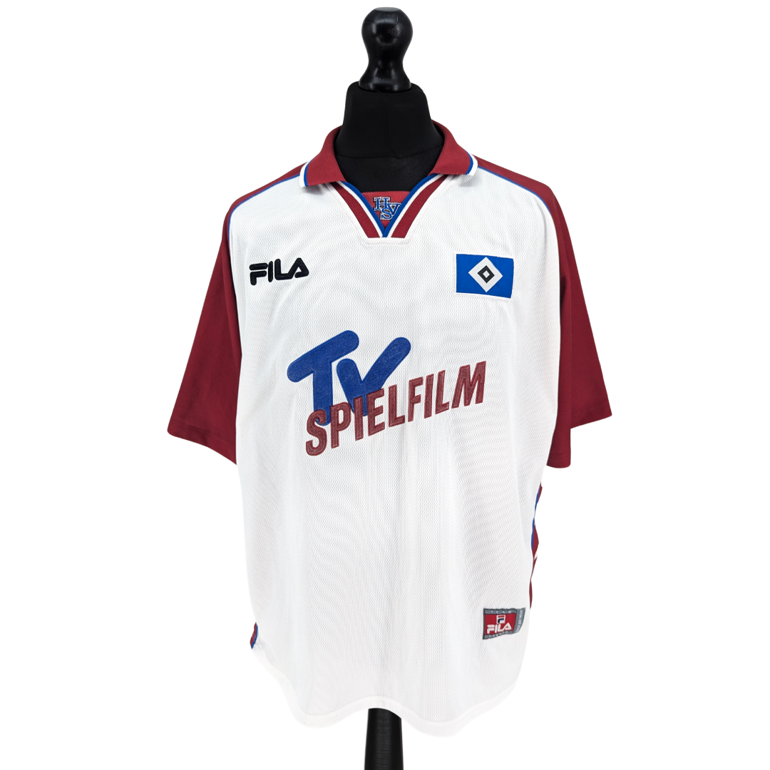 Hamburg signed home football shirt 2000/01