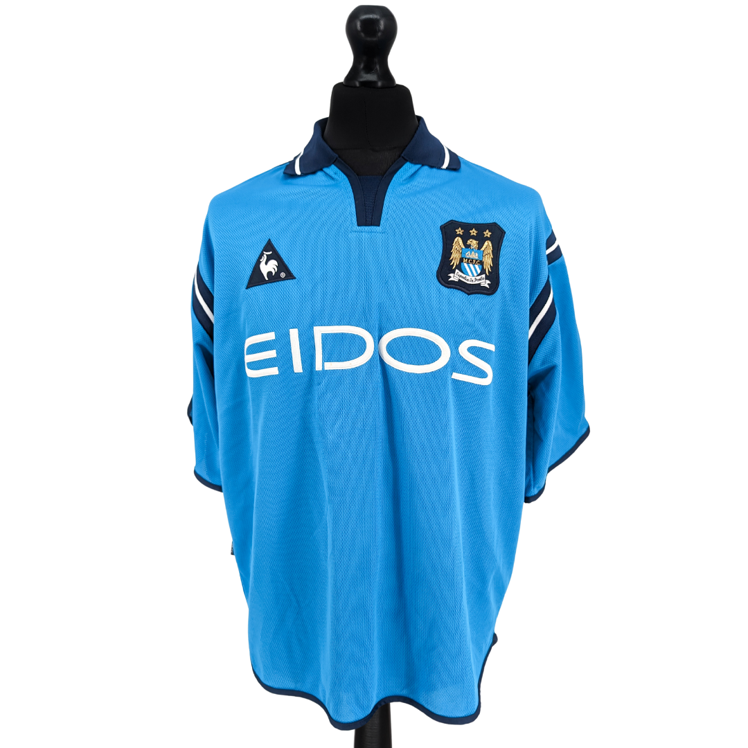 Manchester City home football shirt 2001/02