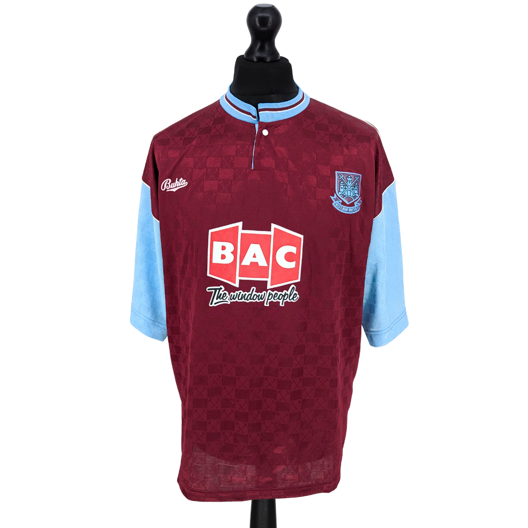 West Ham United home football shirt 1990/91