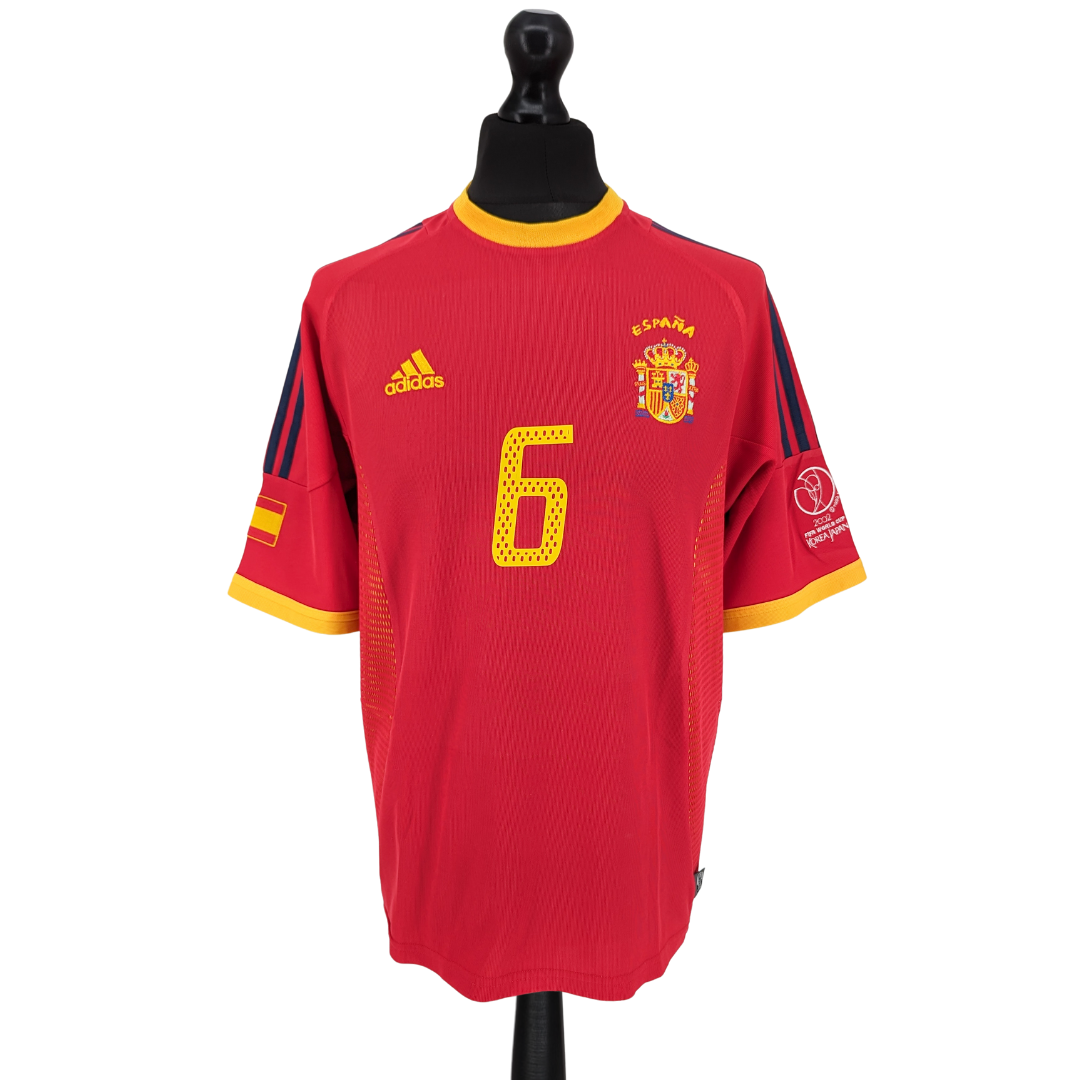 Spain home football shirt 2002/04