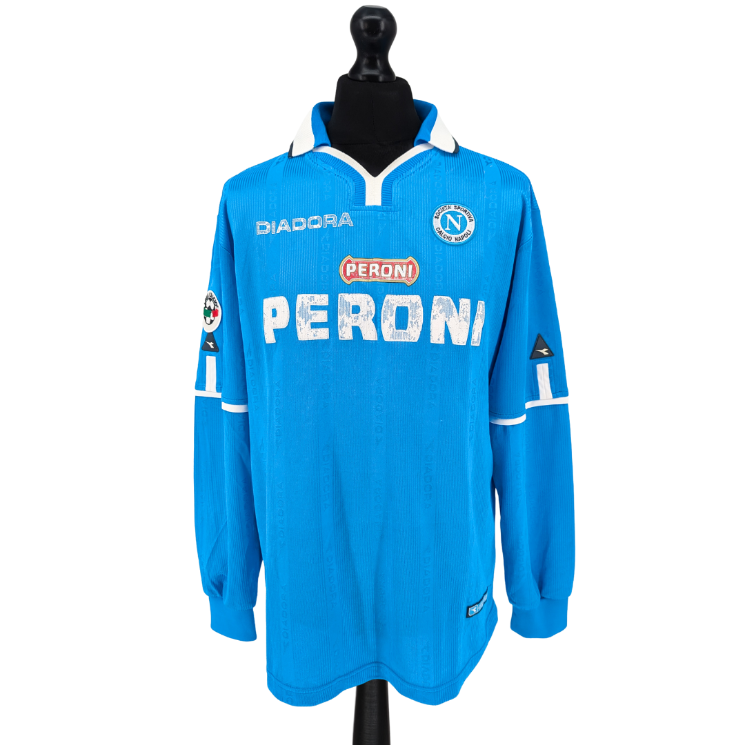 Napoli home football shirt 2001/02