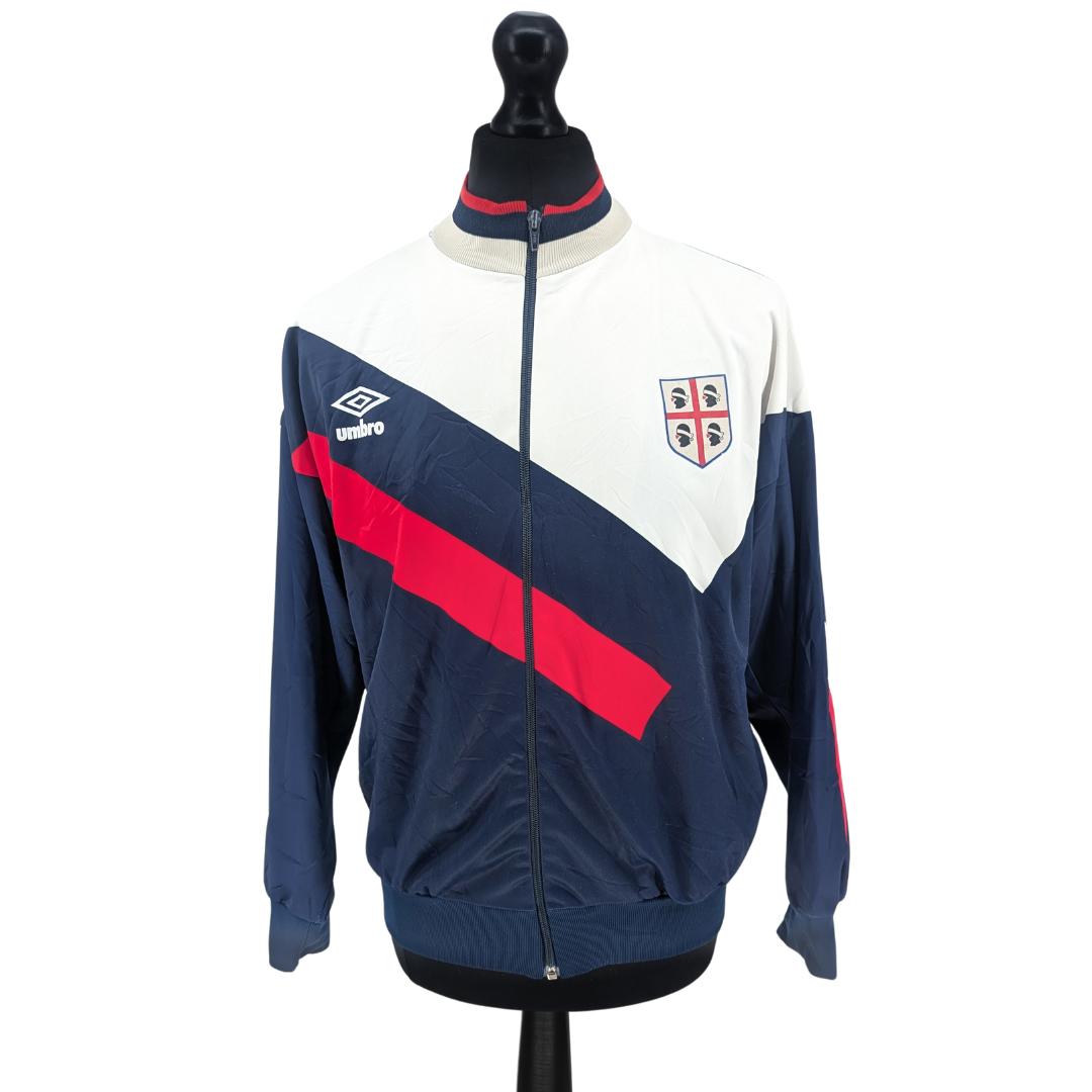 Cagliari training football jacket 1990/91