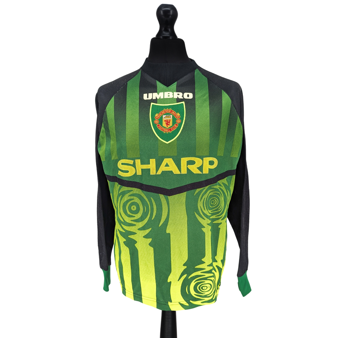 Manchester United goalkeeper football shirt 1997/98