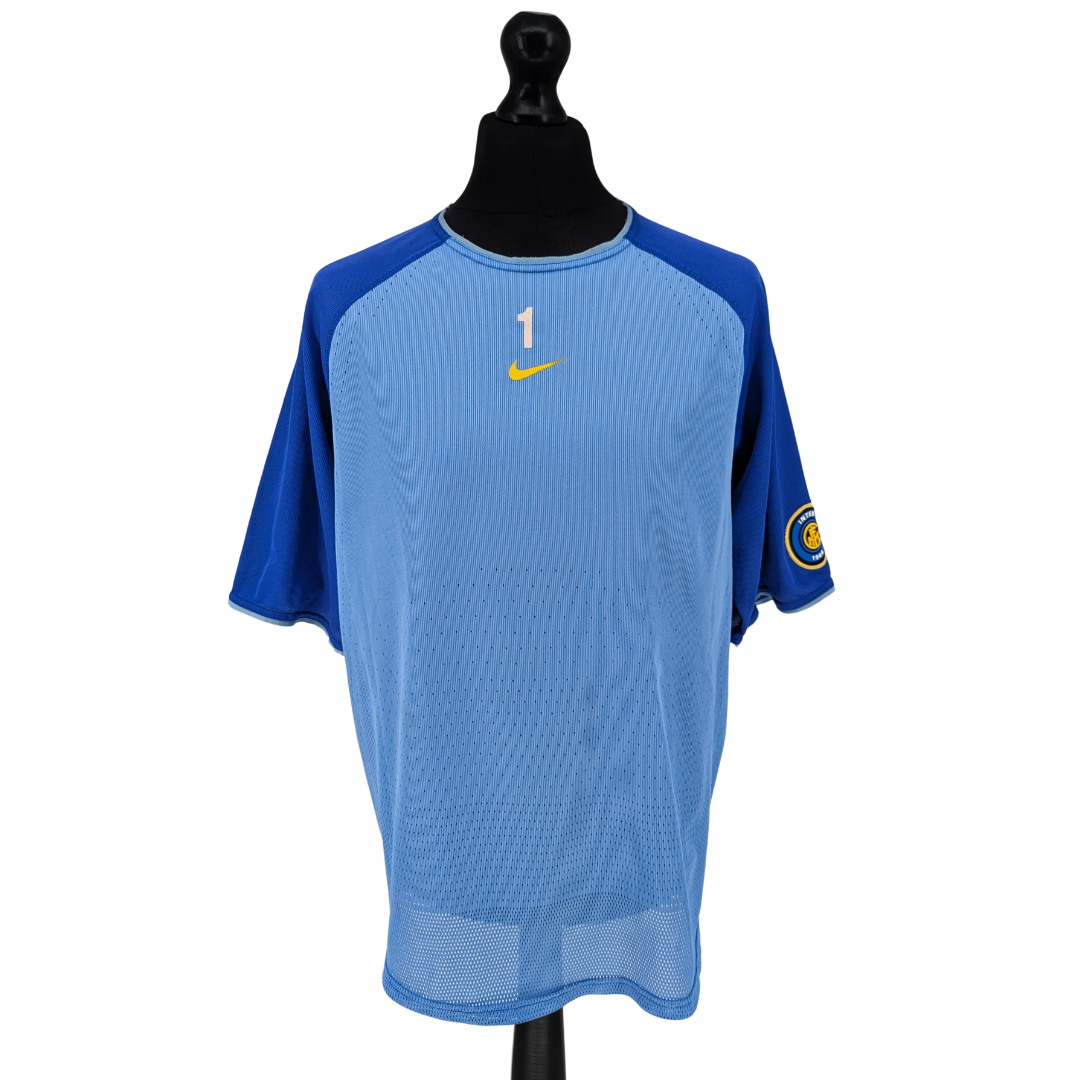 Inter Milan goalkeeper training football shirt 2000/01