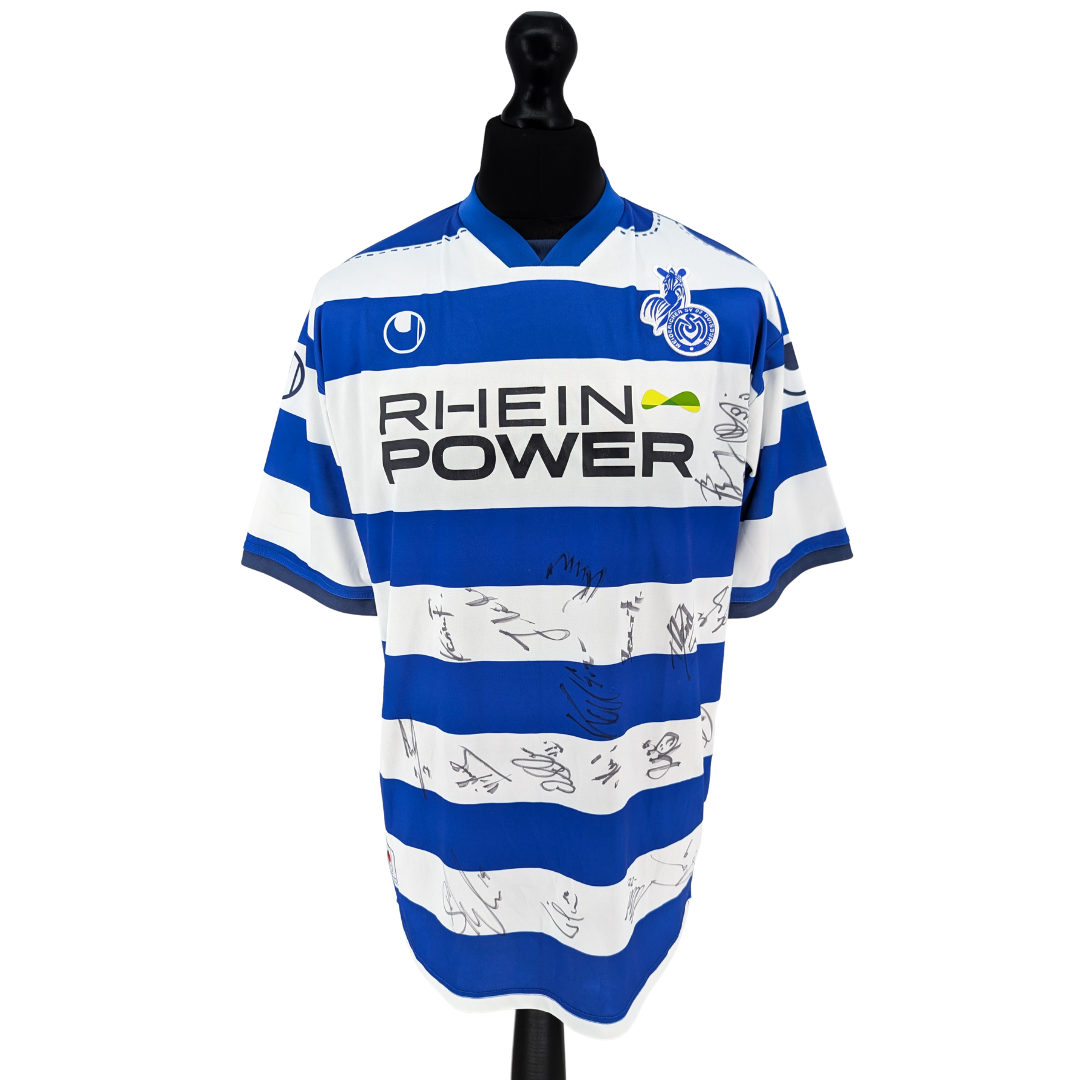 Duisburg signed home football shirt 2010/11 - (L)