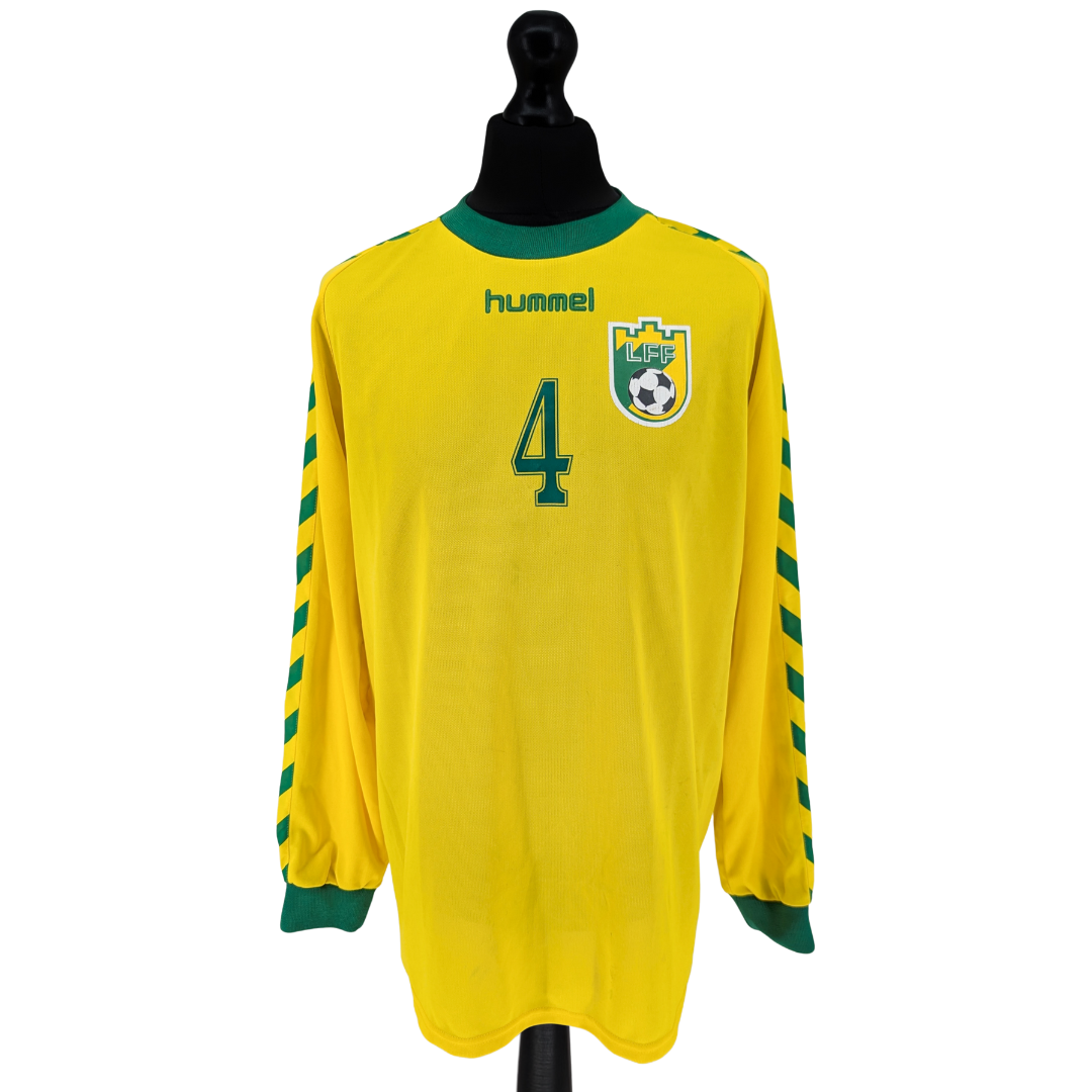 Lithuania home football shirt 2002/04 - (XL)