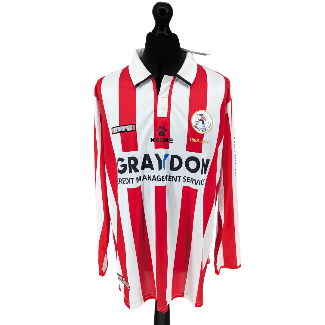 Sparta Rotterdam home football shirt 2008/09 - (XXL)