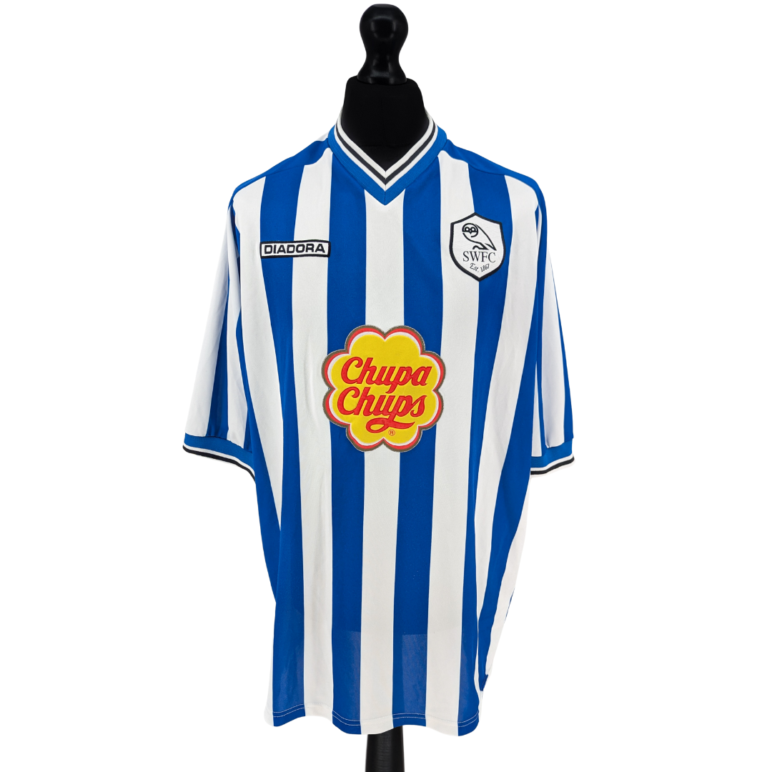 Sheffield Wednesday home football shirt 2001/03 - (XXL)