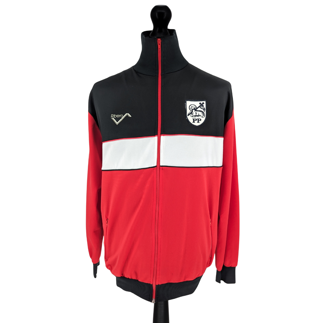 Preston North End training football jacket 1990/92 - (L)