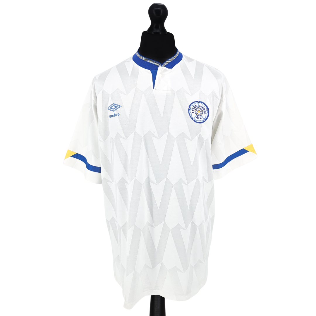 Leeds United home football shirt 1990/92 - (XL)