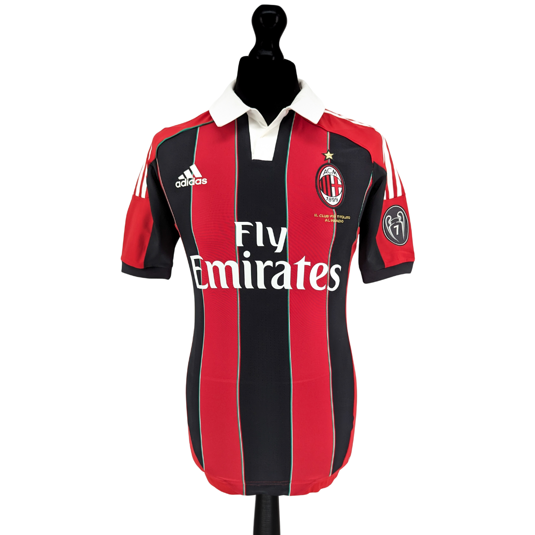 AC Milan signed home football shirt 2012/13 - (M)
