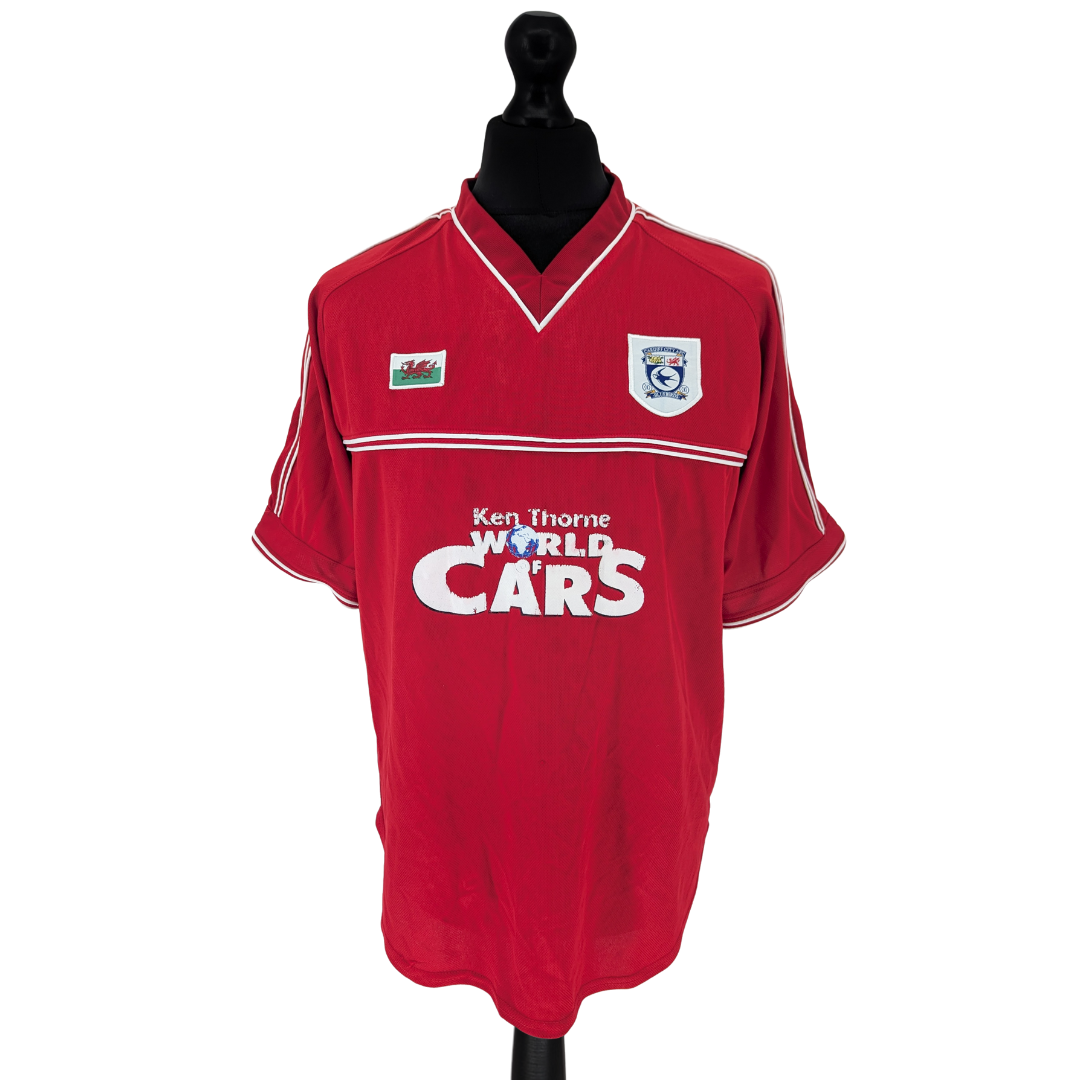 Cardiff City away football shirt 2001/02 - (L)