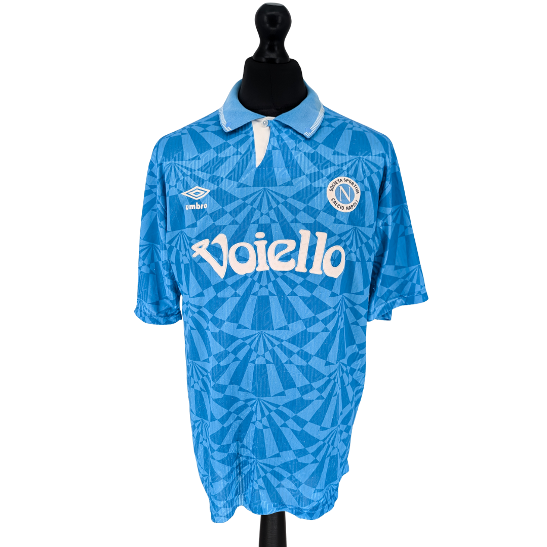 Napoli home football shirt 1991/93 - (L)