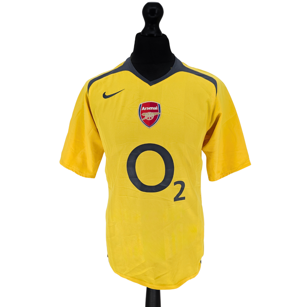 Arsenal away football shirt 2005/06 - (YL)
