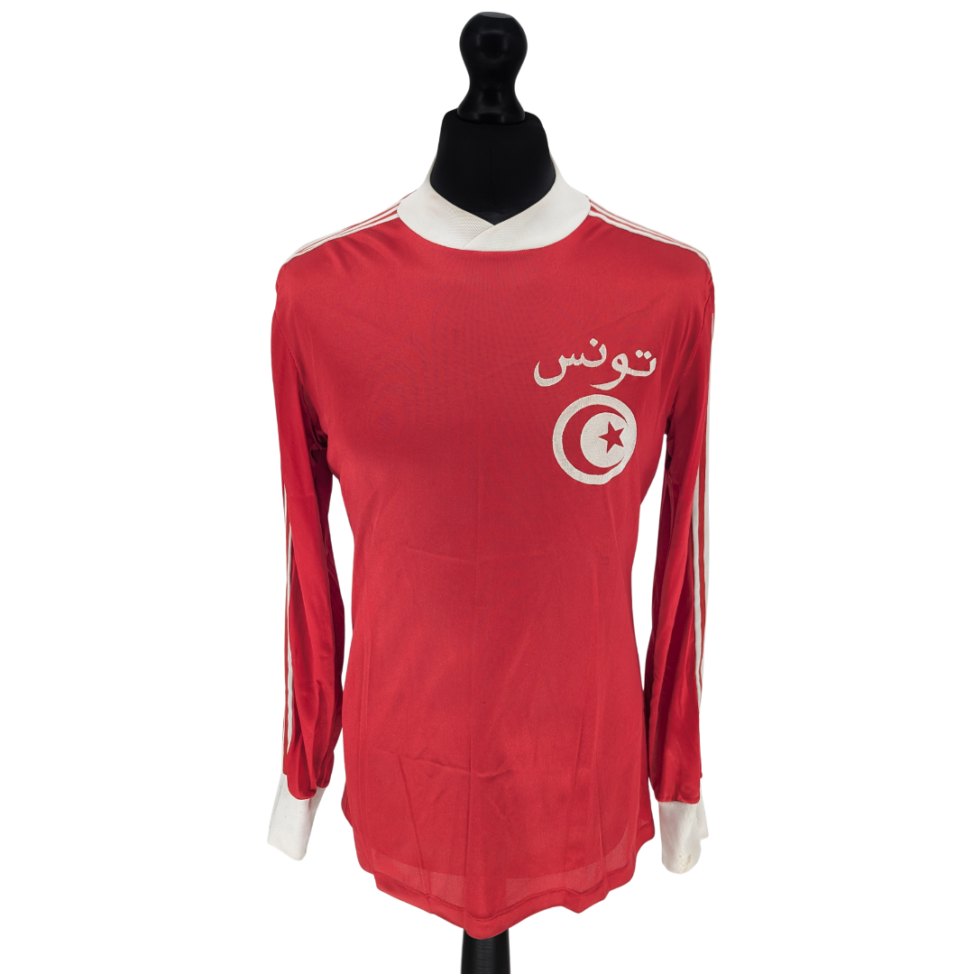 Tunisia home football shirt 1977/78 - (L)