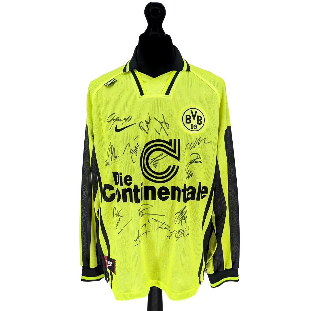 Borussia Dortmund signed home football shirt 1996/97 - (XL)