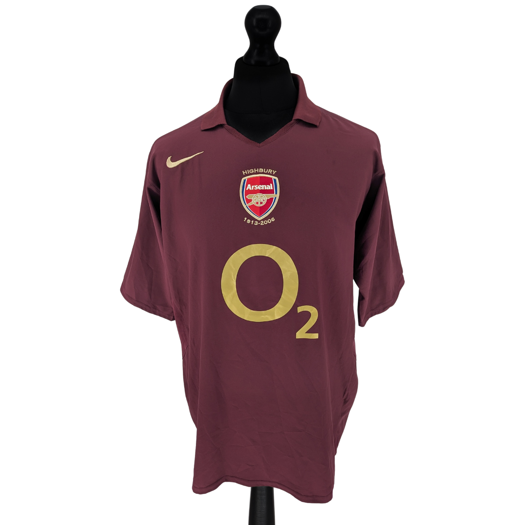 Arsenal home football shirt 2005/06 - (L)
