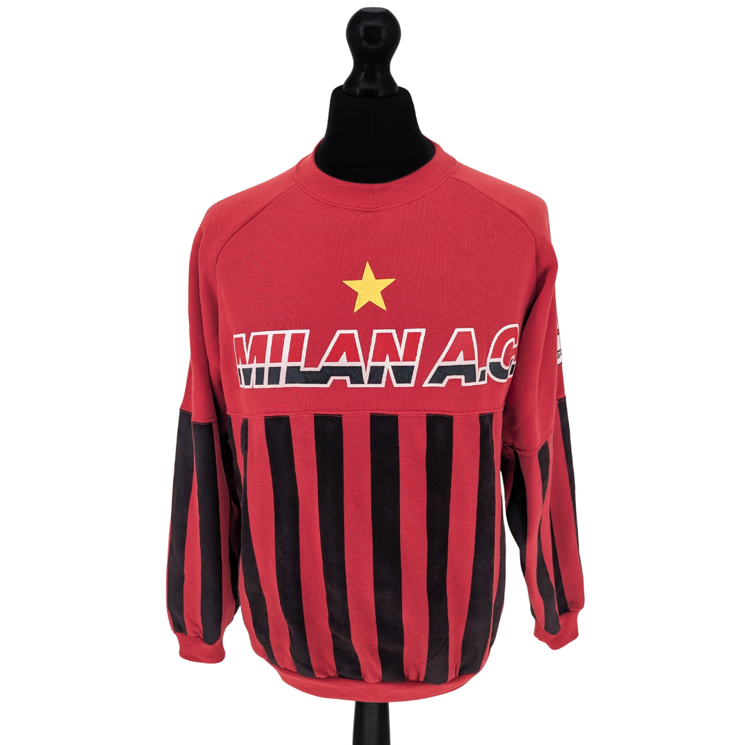 AC Milan football sweatshirt 1990/91 - (L)