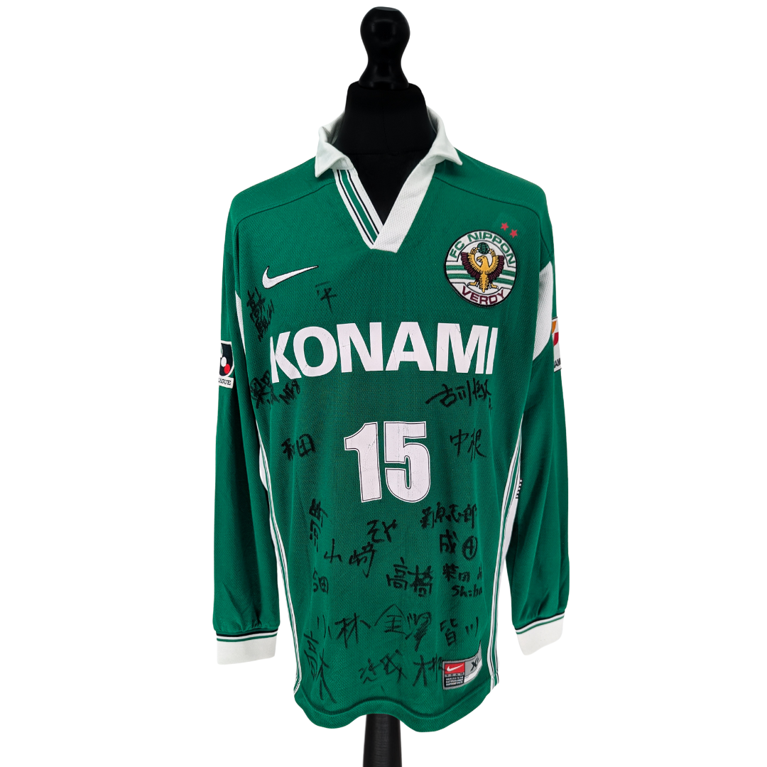 Tokyo Verdy signed home football shirt 1999/00 - (XL)