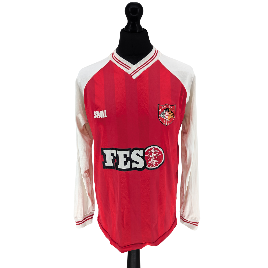 Stirling Albion home football shirt 1998/90 - (L)