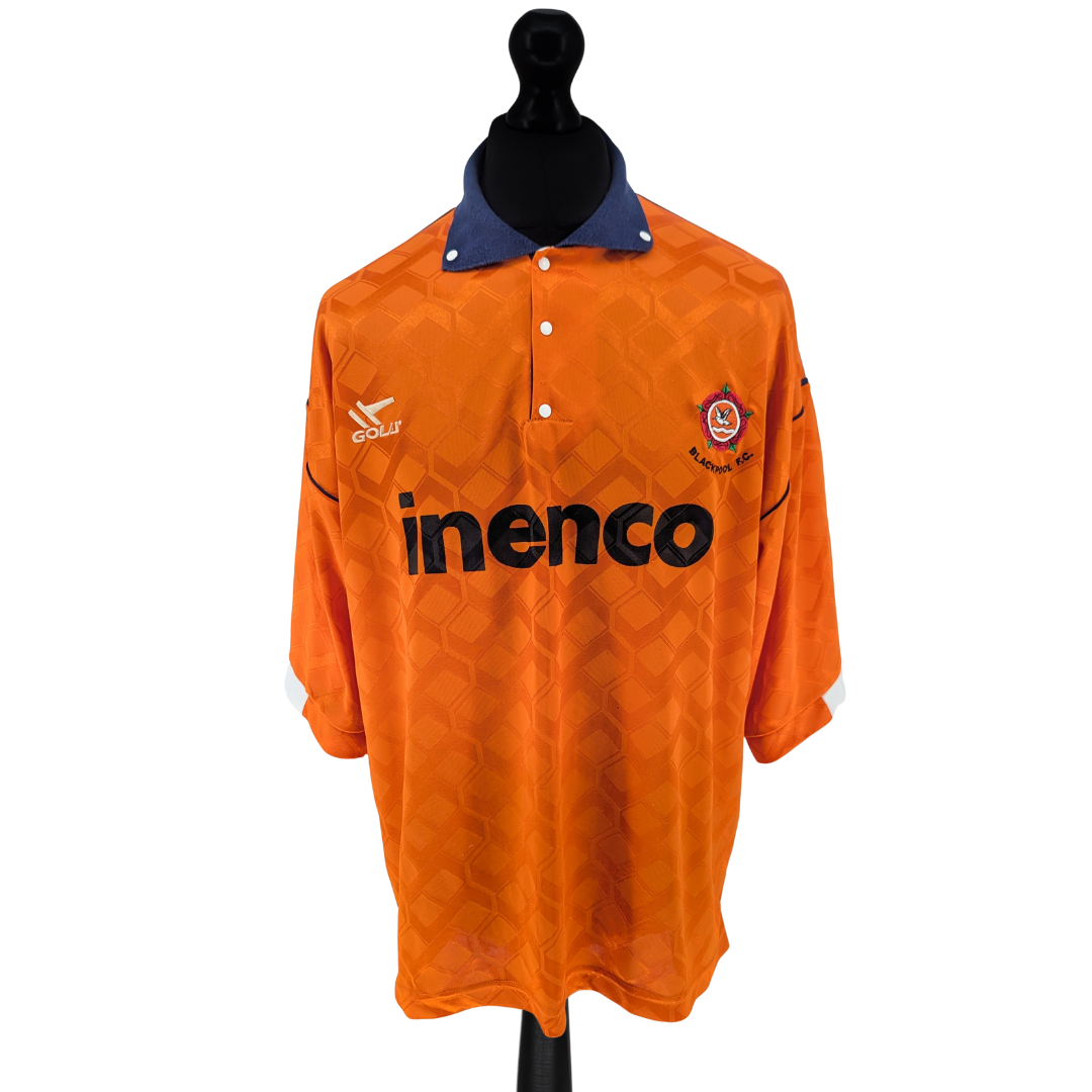 Blackpool home football shirt 1991/93 - (XL)