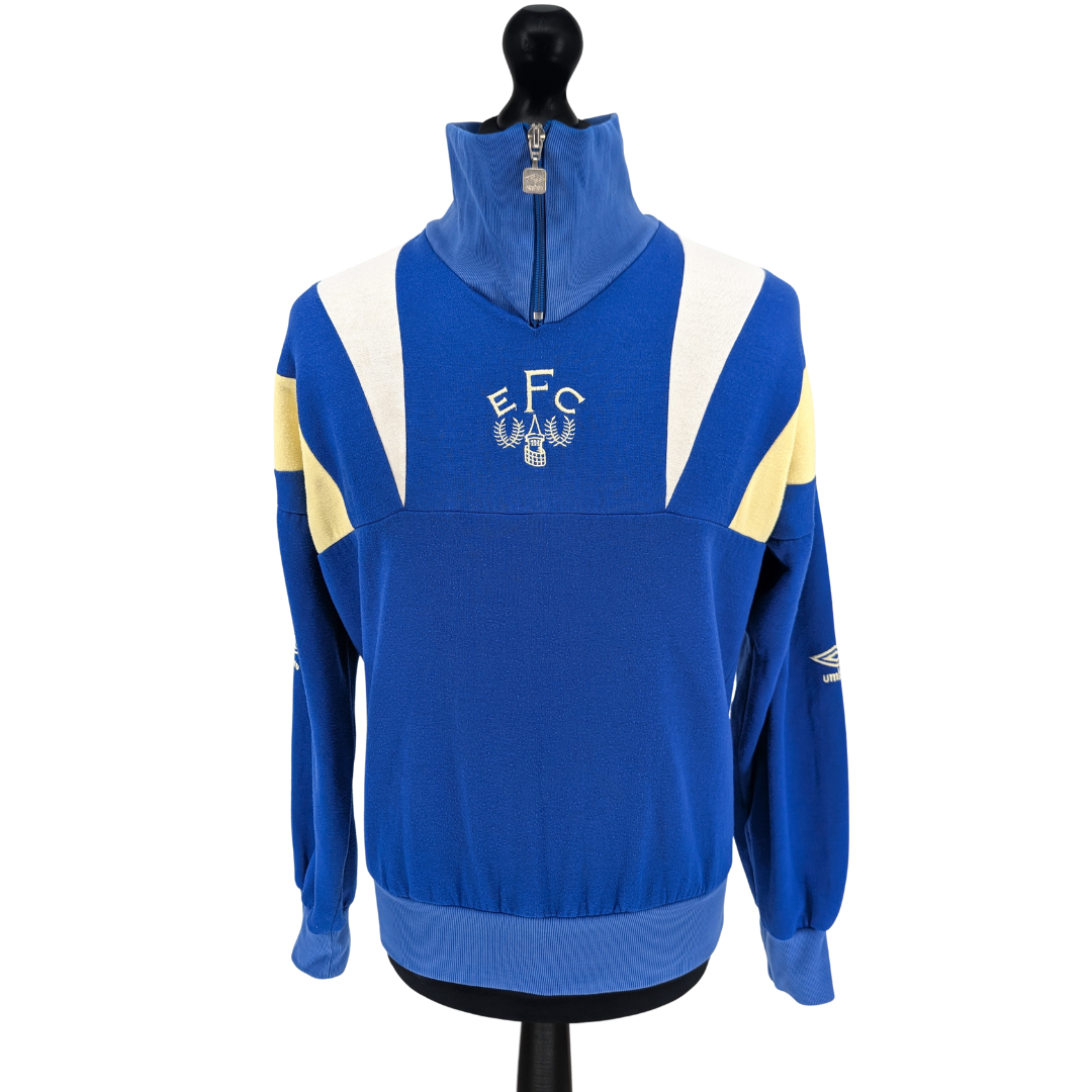Everton training football sweatshirt 1988/90 - (M)